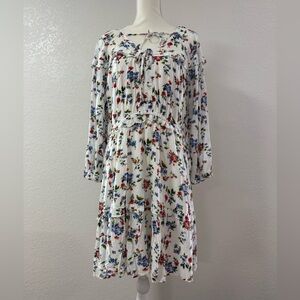 NET!! GOOD HART Floral Print Long Sleeve Dress zs L